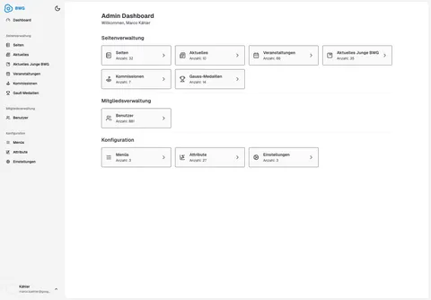 BWG – Website & Portal